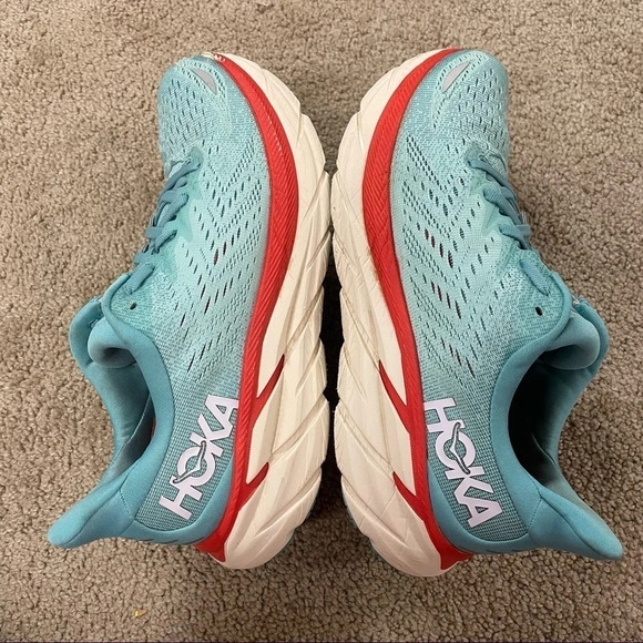 HOKA Clifton 8 Aquarelle Eggshell Blue - Picture 5 of 13